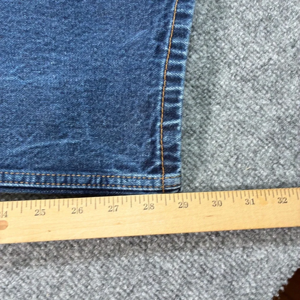 Levi's 505 Regular Fit Jeans Mens 34x29 Blue Straight Leg Denim Classic Zip Fly